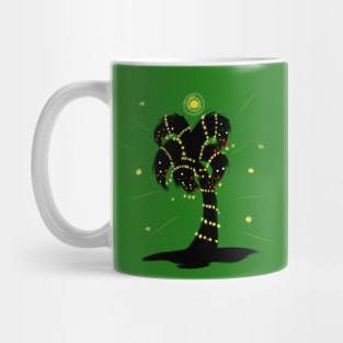 Christmas palm tree Mug